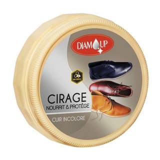 Flam'Up Boîte de cirage cuir incolore, 50ml