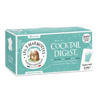 Les 2 Marmottes Infusion Cocktail Digest, 30 sachets