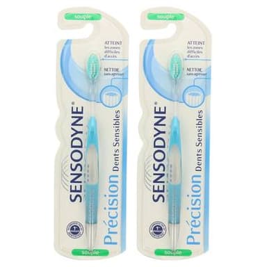 Sensodyne Brosse à dents précision souple, Lot de 2 brosse à dents