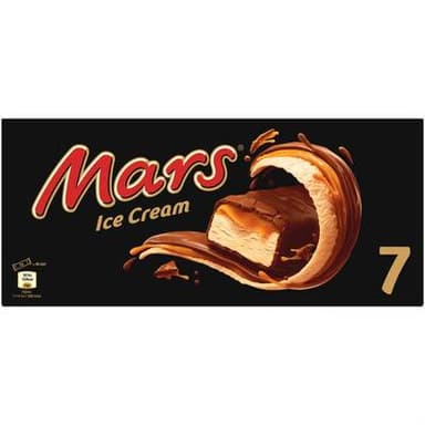 Mars Barres glacées, 7 bâtonnets - 280g