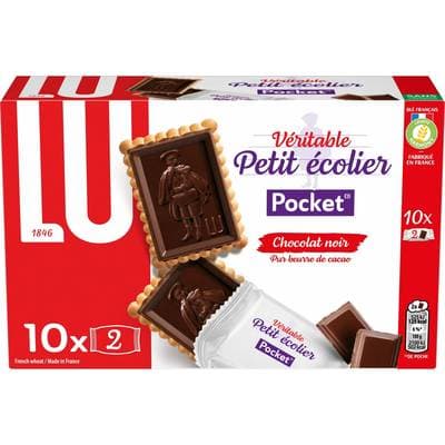 Lu Petit écolier Pocket chocolat noir, 250g