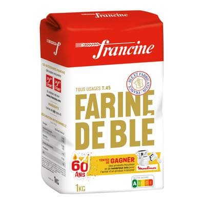 Francine Farine de blé, type 45, 1kg