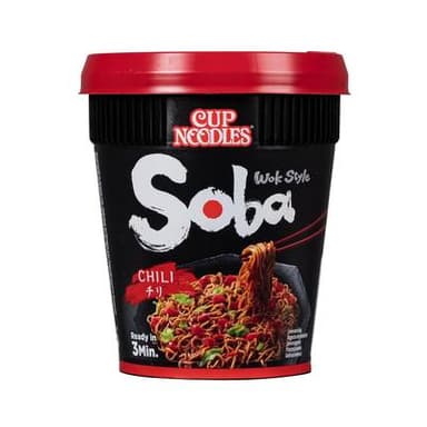 Nissin Nouilles sautées Japonaises Soba Chilli en Cup, 92g