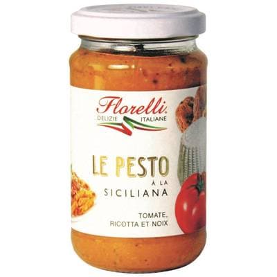 Florelli Sauce Pesto à la Siciliana - Tomates, Ricotta, Noix, 190g