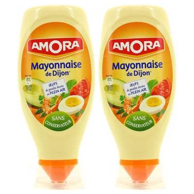 Amora Mayonnaise de Dijon, Lot de 2x710g