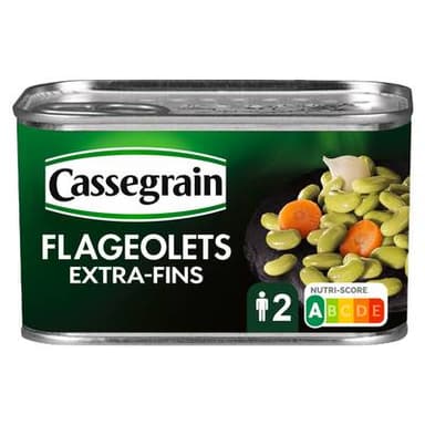Cassegrain Flageolets préparés extra-fins, 265g