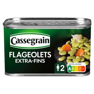 Cassegrain Flageolets préparés extra-fins, 265g