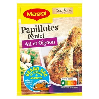 Maggi Papillotes Poulet Ail et Oignon, 34g