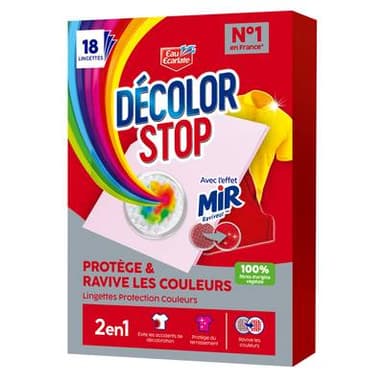 Decolor stop Lingette ravive couleur, 18 lingettes