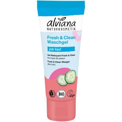 Alviana Gel Nettoyant Bio Fresh & Clean à l'extrait de concombre bio, 125ml