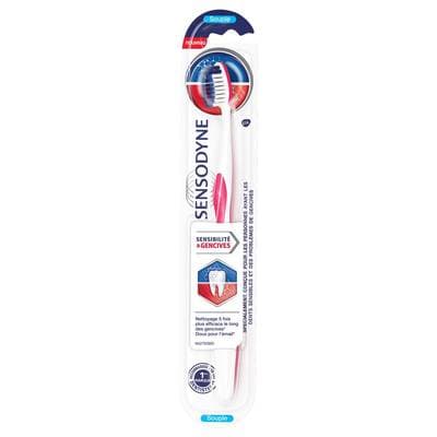 Sensodyne Brosse à dents Sensbilité & Gencives, 1 pièce