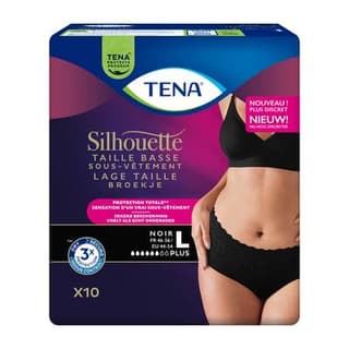 Tena Sous-vêtement absorbant Taille basse L, 10 pièces