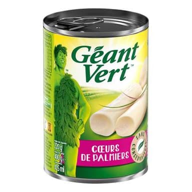 Géant Vert Coeurs de palmier, 220g