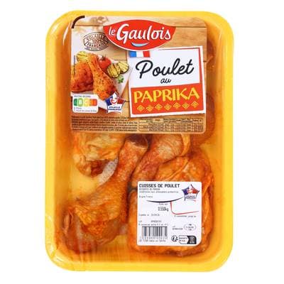 Le Gaulois Cuisses de Poulet Paprika, 4 cuisse - 550g