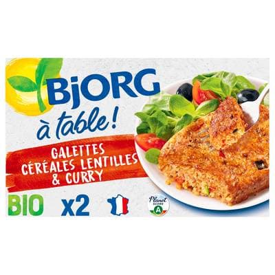 Bjorg 2 Galettes Céréales, Légumes du soleil Bio, 2x100g