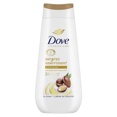 Dove Crème Douche Surgras et Nourrissant à l'Huile d'Argan, 225ml