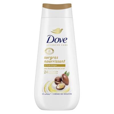 Dove Crème Douche Surgras et Nourrissant à l'Huile d'Argan, 225ml