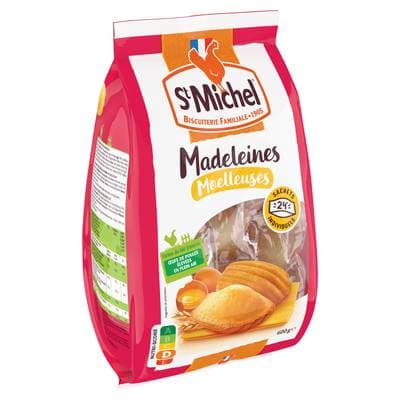 St Michel Madeleine moelleuse individuelle x24, 600g