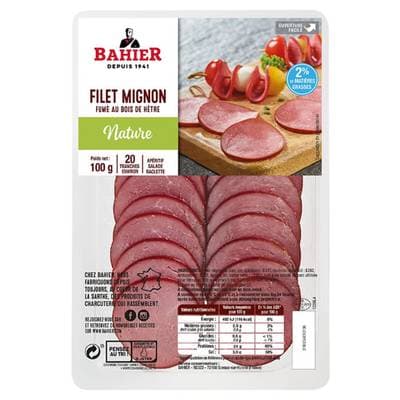 Bahier Filet Migon Fumé, 100g