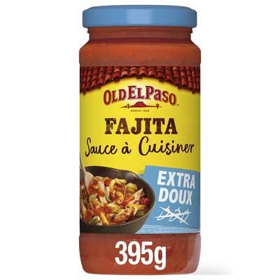Old el Paso Sauce Fajita Extra Douce à cuisiner en bocal, 395g