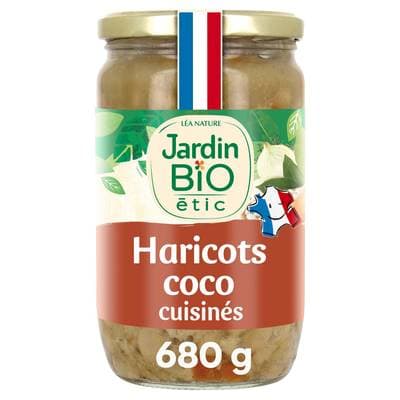 Jardin Bio Etic Haricots Coco Cuisinés Bio, 680g