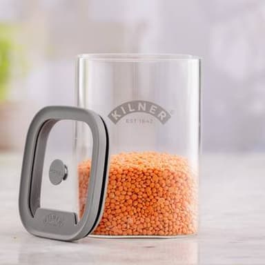 Kilner Boîte de conservation carrée Fresh Storage en verre, 1L