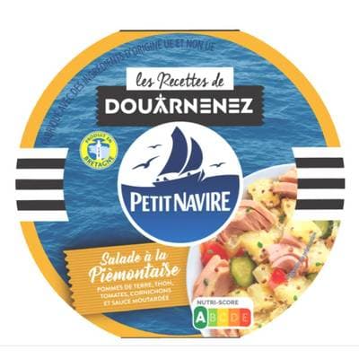 Petit Navire Salade à la Piémontaise - Pommes de terre, thon, tomates, 220g