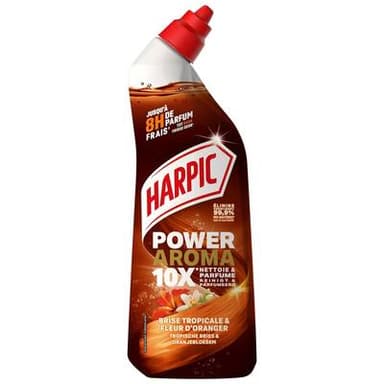 Harpic Gel WC Power Aroma Brise Tropicale Fleur D'oranger, 750ml