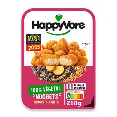 HappyVore Nuggets Végétal, 210g