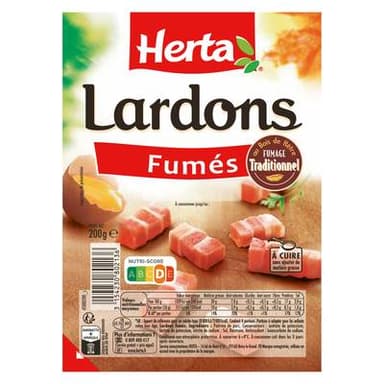 Herta Lardons Fumés, 200g