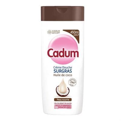 Cadum Crème douche surgras à l'huile de coco, 450ml