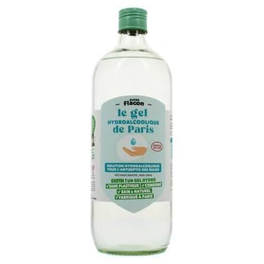 Super Flacon Gel hydroalcoolique, Recharge en verre 1L