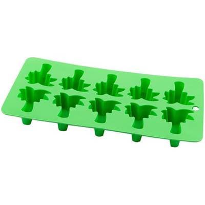 Dotz Moule à glaçons en silicone platine palmier, 21x11x2cm