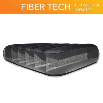 Matelas Gonflable Intex Downy Fiber-tech 2 Places - Blanc | Leroy Merlin