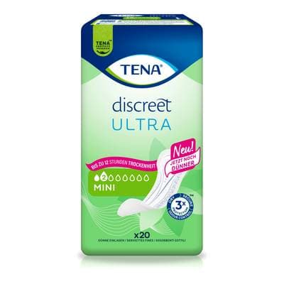 Tena Discreet serviettes ultra mini, 20 serviettes