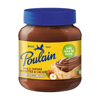 Poulain Pate à Tartiner Cacao Noisettes, 400g