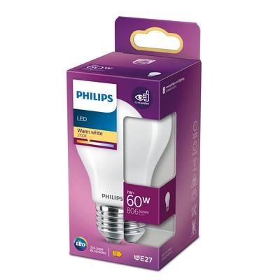 8718699763336 - Philips - Ampoule E27- 7W LED Classique Dépolie Blanc Chaud