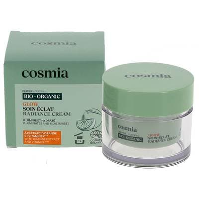 COSMIA Crème visage bio à l'extrait d'Orange et vitamine C, 50ml
