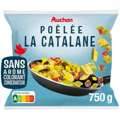 Auchan Poêlée catalane, 750g