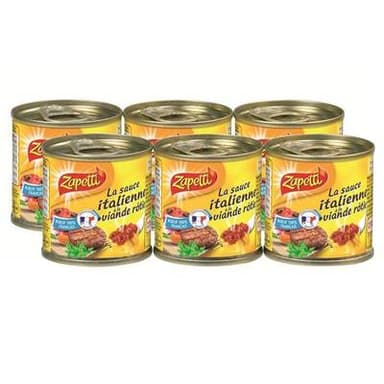 Zapetti Sauce bolognaise à la viande rotie, Lot de 2 - 3x95g