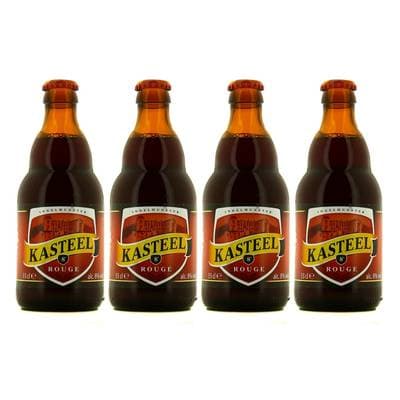 Kasteel Bier Bière rouge 8°, Lot de 4x33cl