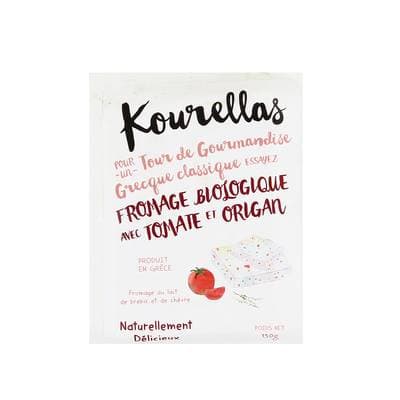 Kourellas Fromage Grec Tomates & Origan bio, 150g