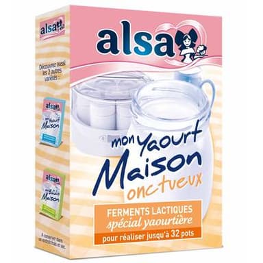 Alsa Mon yaourt maison onctueux, 8g