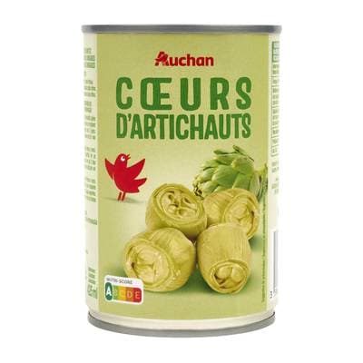 Auchan Coeurs d'Artichauts, 240g