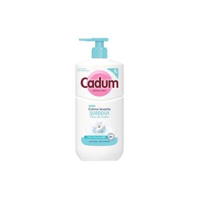 Cadum Crème Lavante Surdoux Fleur de Coton, 1L