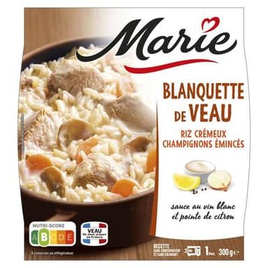 Marie Blanquette de Veau, 300g
