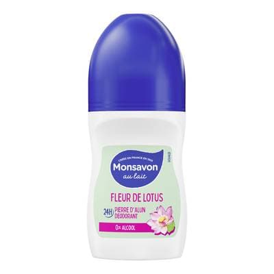 Monsavon Déodorant bille fleur de lotus, 50ml