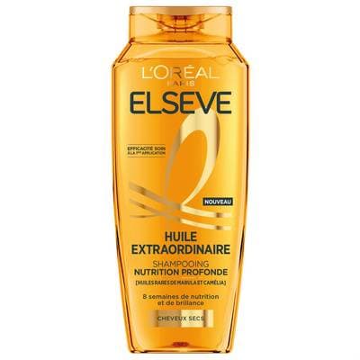 Elsève Shampooing Huile Extraordinaire Nutrition Profonde, 250ml