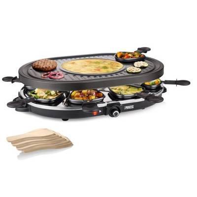 8712836319936 - Princess - Appareil à raclette 8 personnes 1200w + gril - 162700-01-001 