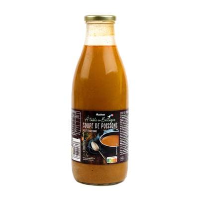 Auchan Terroir Soupe de Poissons Recette Bretonne, 1l
